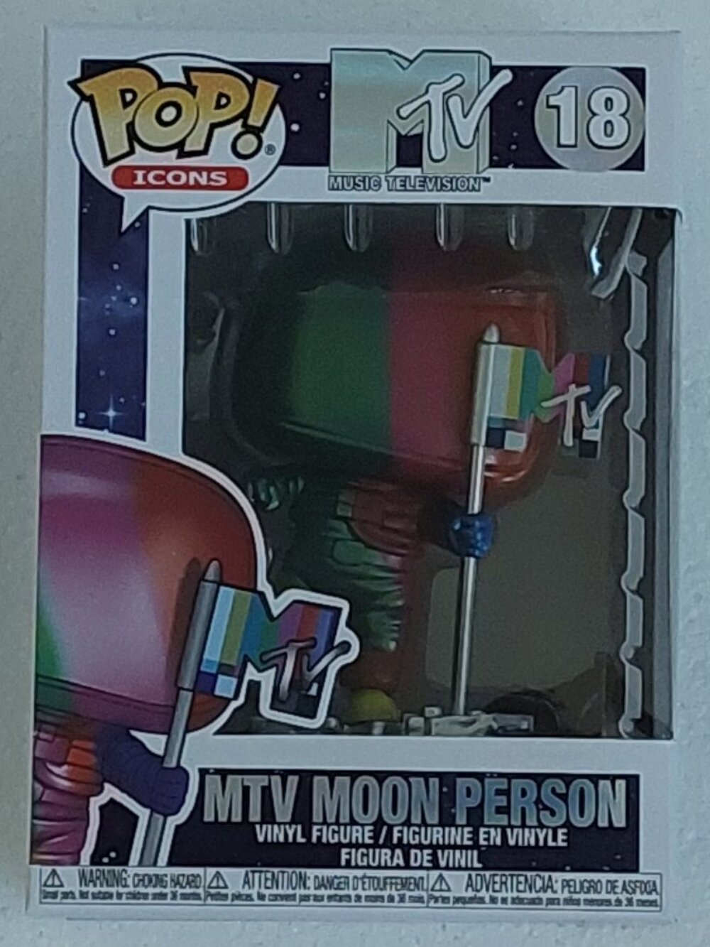 MTV Rainbow Moon Person Funko Pop! #18